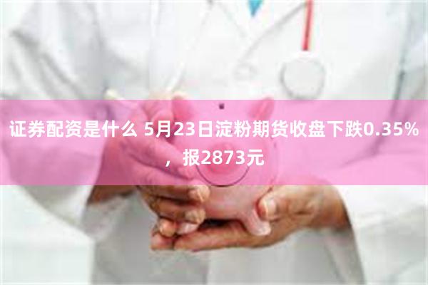 证券配资是什么 5月23日淀粉期货收盘下跌0.35%，报2873元