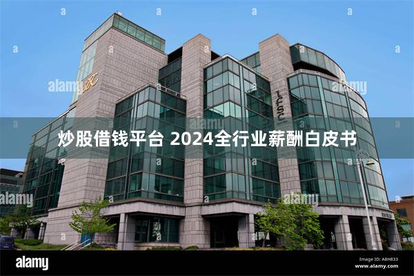 炒股借钱平台 2024全行业薪酬白皮书