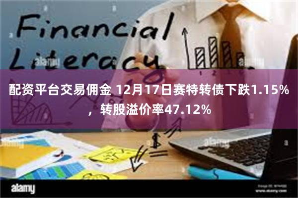 配资平台交易佣金 12月17日赛特转债下跌1.15%，转股溢价率47.12%